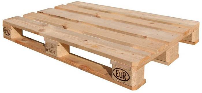 TRANSPAK 7500081 Europalette Maße 1200x800x144mm m.Epal-Gütebrandzeichen holz b