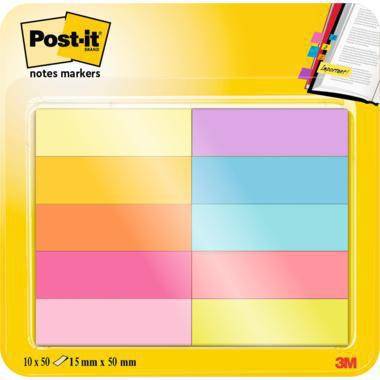 POST-IT 111100299 Post-it Haftstreifen Page Marker 670-10AB 12,7x44, 4mm 10 St./
