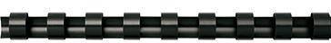 FELLOWES 125255290 Fellowes Plastikbinderück en 5348504 DIN A4 25mm sc hwarz 50