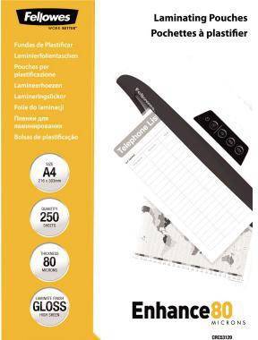 FELLOWES 126668100 Fellowes Laminierfolie En hance 80 5312903 DIN A4 t r 250 St.