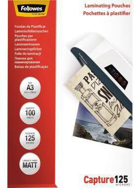 FELLOWES 126672800 Fellowes Laminierfolie 53 28601 DIN A3 matt 100 St. /Pack.