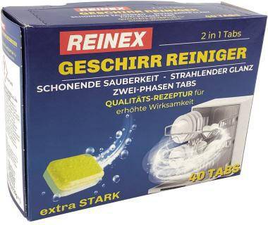 REINEX 495040500 REINEX Spülmaschinentabs 2-Phasen 1012 40 St./Pack . Professi