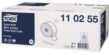 TORK 449027701 Tork Toilettenpapier Mini Jumbo 110255 3lagig weiß 12 St./Pack.
