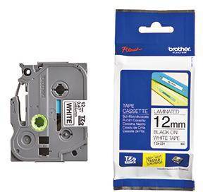 BROTHER 133019101 Brother Schriftbandkasset te TZE231CIV sw auf ws 20 St./Pack.