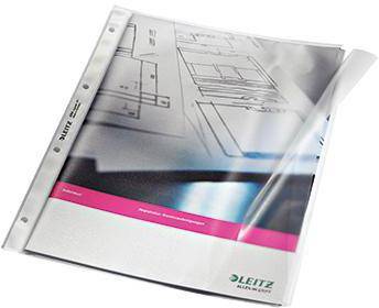LEITZ 126085300 Leitz Prospekthülle DIN A 4 47640000 PP mit Klappe 50 St./Pack.