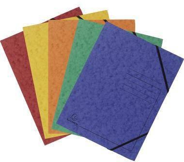 EXACOMPTA 125024099 Exacompta Eckspanner 5554 10E DIN A4 Karton sort 5 St./Pack.