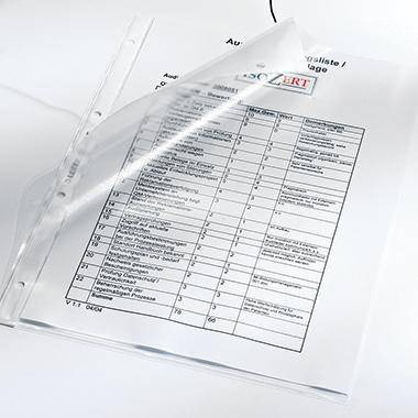 LEITZ 126054500 Leitz Prospekthülle Premi um 47840003 A4 0,13mm PP tr 100 St./Pa