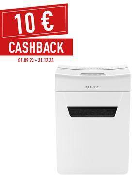LEITZ 760008900 Leitz Aktenvernichter IQ Protect Premium 10X P4 80 920000 Akte