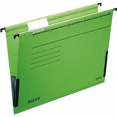 LEITZ 122011660 Leitz Hängetasche ALPHA 1 9860055 A4 Karton grün 25 St./Pack.