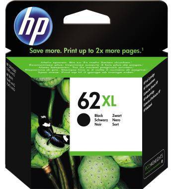 HP 101008990 HP Tintenpatrone C2P05AE 62XL 600Seiten schwarz Original HP Tint