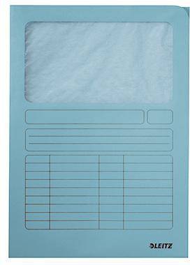 LEITZ 125301252 Leitz Sichtmappe 39500030 DIN A4 oben/rechts offen h.bl 100 St./