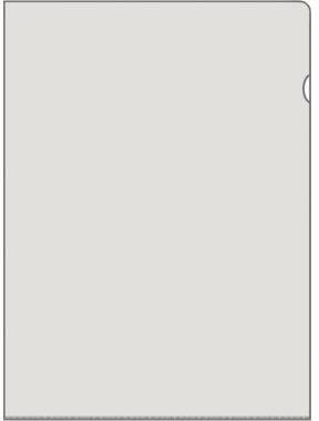 VELOFLEX 126197503 Veloflex Aktenhülle 45480 00 A4 PVC extra stark gk 50 St./Pac