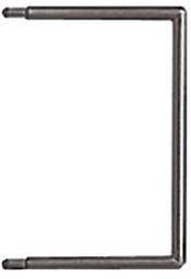 LEITZ 122058890 Leitz Stecker 17210095 85 x60mm sw 50 St./Pack. Stecker für S