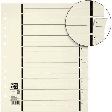 OXFORD 125227012 Oxford Trennblatt 4000046 71 DIN A4 mP 230g Karton ch 100 St./P