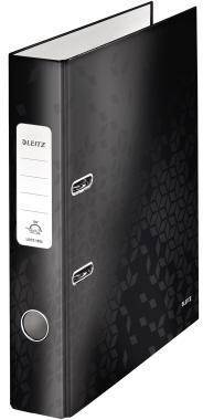 LEITZ 120100690 Leitz Ordner WOW 10060095 DIN A4 50mm Pappe schwar z Einzigart