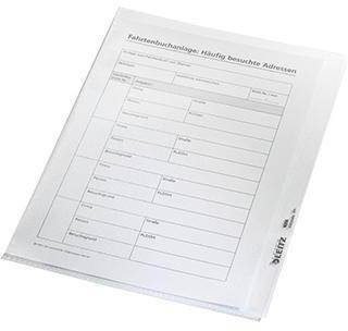 LEITZ 126053100 Leitz Sichthülle Premium 41050000 A5 0,15mm PVC tr 100 St./Pack.