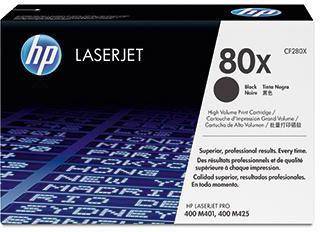 HP 102736690 HP Toner CF280X 80X 6.900 Seiten schwarz HP 80X LaserJet Tonerka