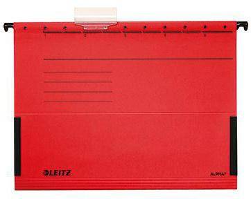 Leitz Hängetasche ALPHA 19860025 A4 Karton rot 25 St./Pack.
