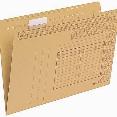 LEITZ 122059970 Leitz Einstellmappe 24350 000 DIN A4 250g Natronkar ton br 100 S