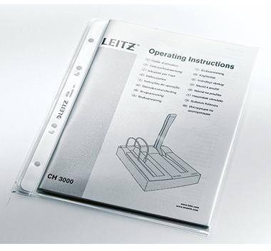 Leitz Prospekthülle Premium 47050003 A5 0,13mm PP tr 100 St./Pa