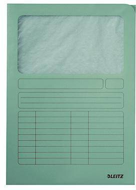 LEITZ 125301262 Leitz Sichtmappe 39500050 DIN A4 oben/rechts offen h.gn 100 St./