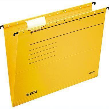 Leitz Hängemappe ALPHA 19850015 A4 oben/seitl. offen gelb 25 St./Pack.