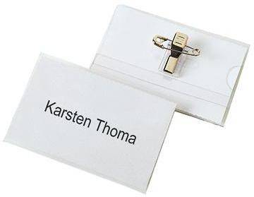 VELOFLEX 132006200 Veloflex Namensschild VEL OCARD 2014000 90x57mm PVC 25 St./Pa