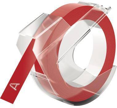 DYMO 124397230 DYMO Prägeband 520102 9mm x3m sk Kunststoff glänzen d rot Unser