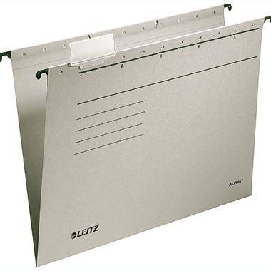 LEITZ 122011580 Leitz Hängemappe ALPHA 19 850085 A4 oben/seitl. off en grau 25 S