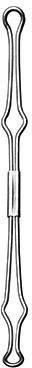 Veloflex Niederhalter 2905000 80mm Metall silber 100 St./Pack.