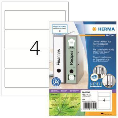 HERMA 129062601 HERMA Etikett 10740 RC 19 2x61mm ws 320St Ideal zum Adressier