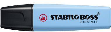 STABILO 304013452 STABILO Textmarker Boss 7 0/112 2+5mm pastel himmli sches blau