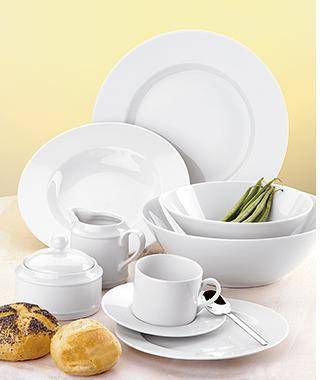 Esmeyer Dessertteller Heike 433-238 19cm Porzellan weiß 6 St./Pack.