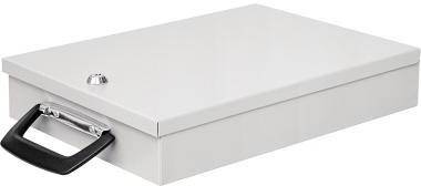WEDO 127023481 WEDO Dokumentenkassette A 4 355x260x67mm l.gr Dokumentenkasset