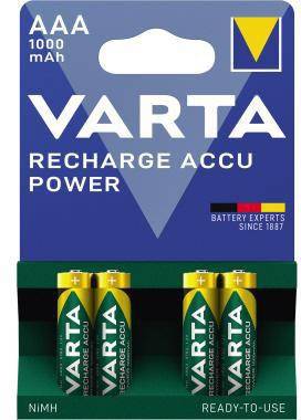 VARTA 190215400 Varta Akku Professionlal 5703301404 Micro AAA 1.00 0mAh 4 St./Pa
