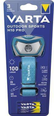 VARTA 870006300 Varta Stirnlampe Outdoor Sports H10 Pro 1665010142 1 LED Die u