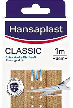 HANSAPLAST 191033100 Hansaplast Pflaster CLASS IC 1009227 6cmx1m Hansaplast W