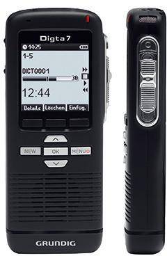 GRUNDIG 721483790 Grundig Handdiktiergerät Digta 7 PDM7020-12 Type 7 02 digital