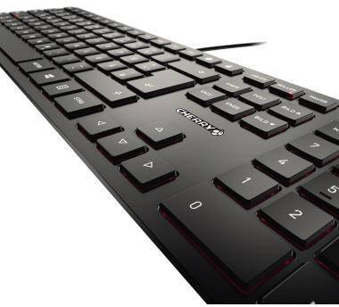CHERRY 785033390 CHERRY Tastatur KC 6000 S LIM JK-1600DE-2 schwarz Das CHERRY
