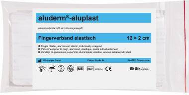 ALUDERM 195016800 aluderm Fingerverband 100 9164 12x2cm 50 St./Pack. aluderm®