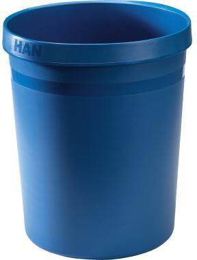 HAN 435000950 HAN Papierkorb KARMA 1819 8-16 18Liter Kunststoff ö ko-blau Ein
