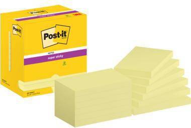 POST-IT 111670710 Post-it Haftnotiz 655-12S SCY 76x127mm 90Bl ge 12St Verpack