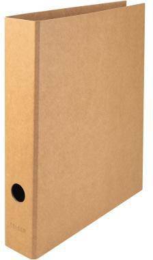 FALKEN 120110170 Falken Ordner PURE 150726 80 A4 50mm br Mit natürlichem Look