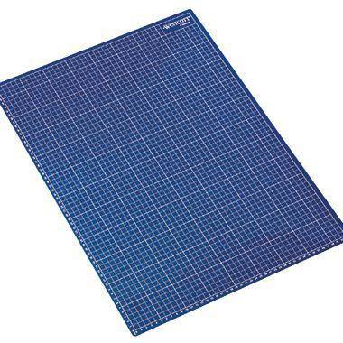 WESTCOTT 229013353 Schneidematte E-46002 00 DIN A2 60x0,3x45cm Vorder seite blau