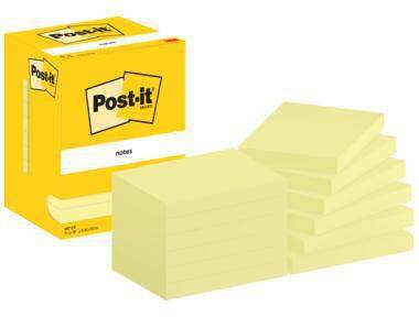 POST-IT 111671010 Post-it Haftnotiz 657 CY 76x102mm 100Bl ge 12St Verpackt im