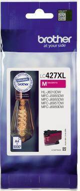 BROTHER 101007630 Brother Tintenpatrone LC4 27XLM 5.000Seiten magenta Brother
