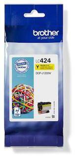 BROTHER 101037610 Brother Tintenpatrone LC4 24Y gelb Brother Tintenpatrone Or