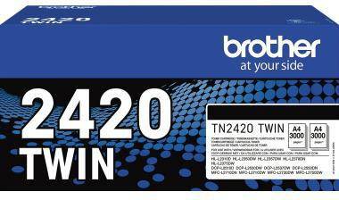 BROTHER 102349290 Brother Toner TN2420TWIN 3.000Seiten schwarz 2 St. /Pack. Di