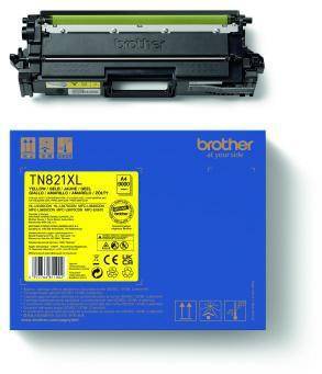 BROTHER 102366210 Brother Toner TN821XLY 9. 000Seiten gelb Brother Toner Orig