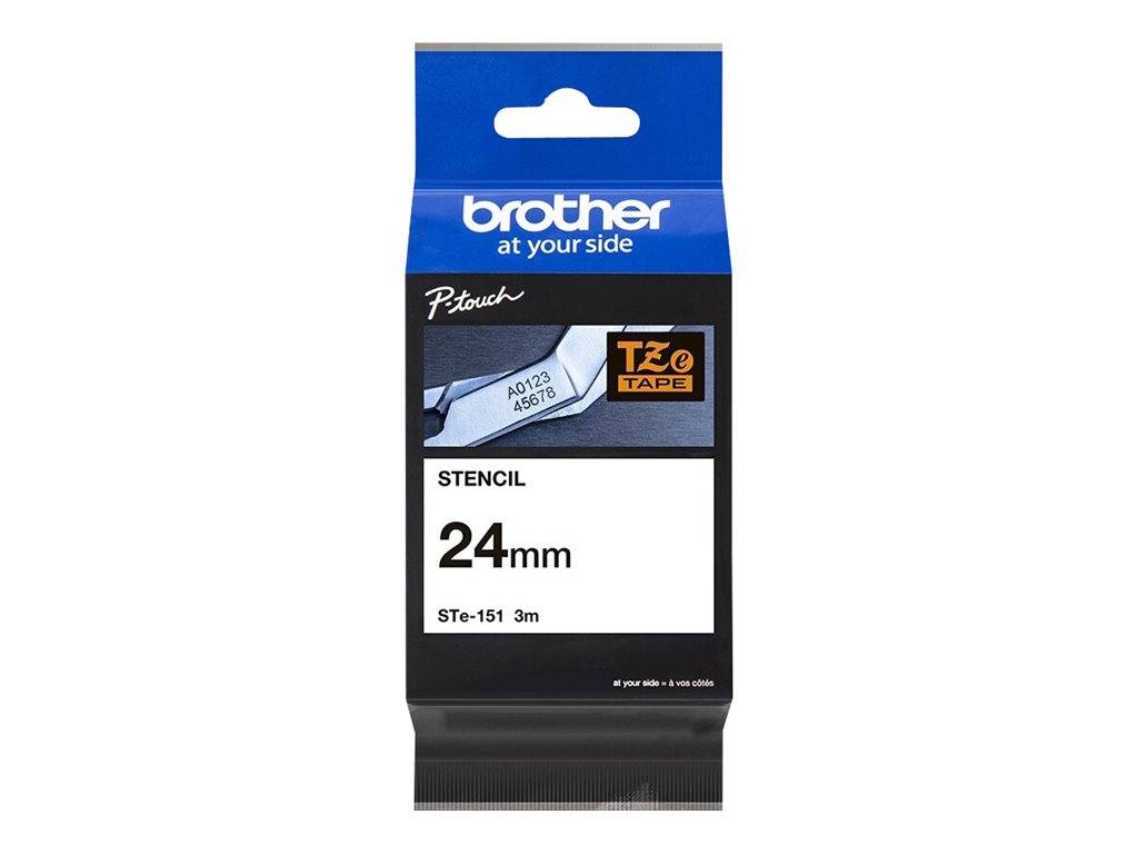Brother STe-151 - Schwarz - Rolle (2,4 cm x 3m) 1 Kassette(n) Stempelband - für